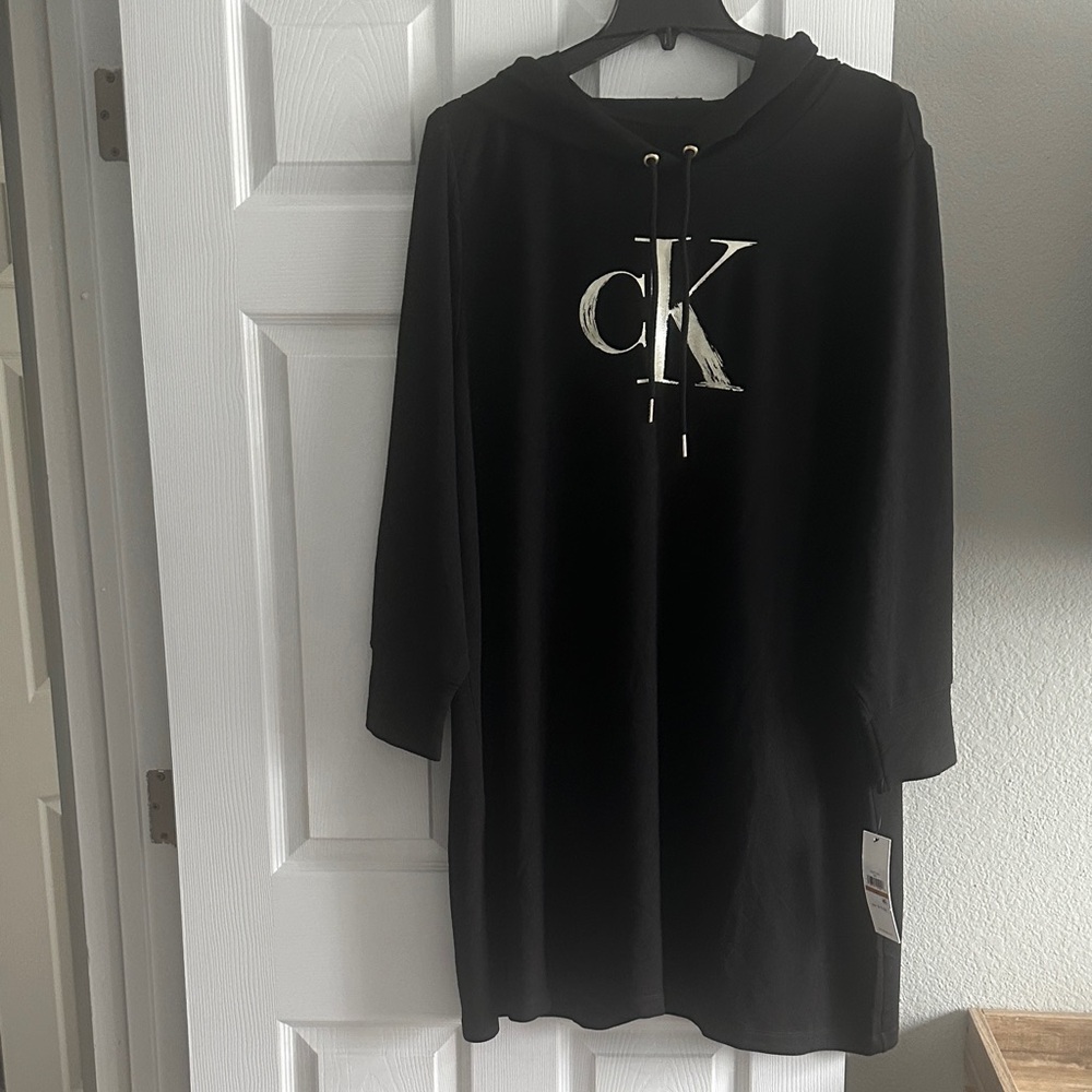 Calvin Klein Black Hoodie with CK Logo